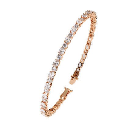 Grandeur Line Lab Grown Diamond Tennis Bracelet