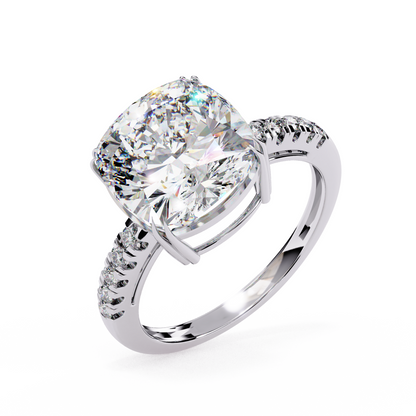 Eterna Cushion Lab Grown Diamond Ring