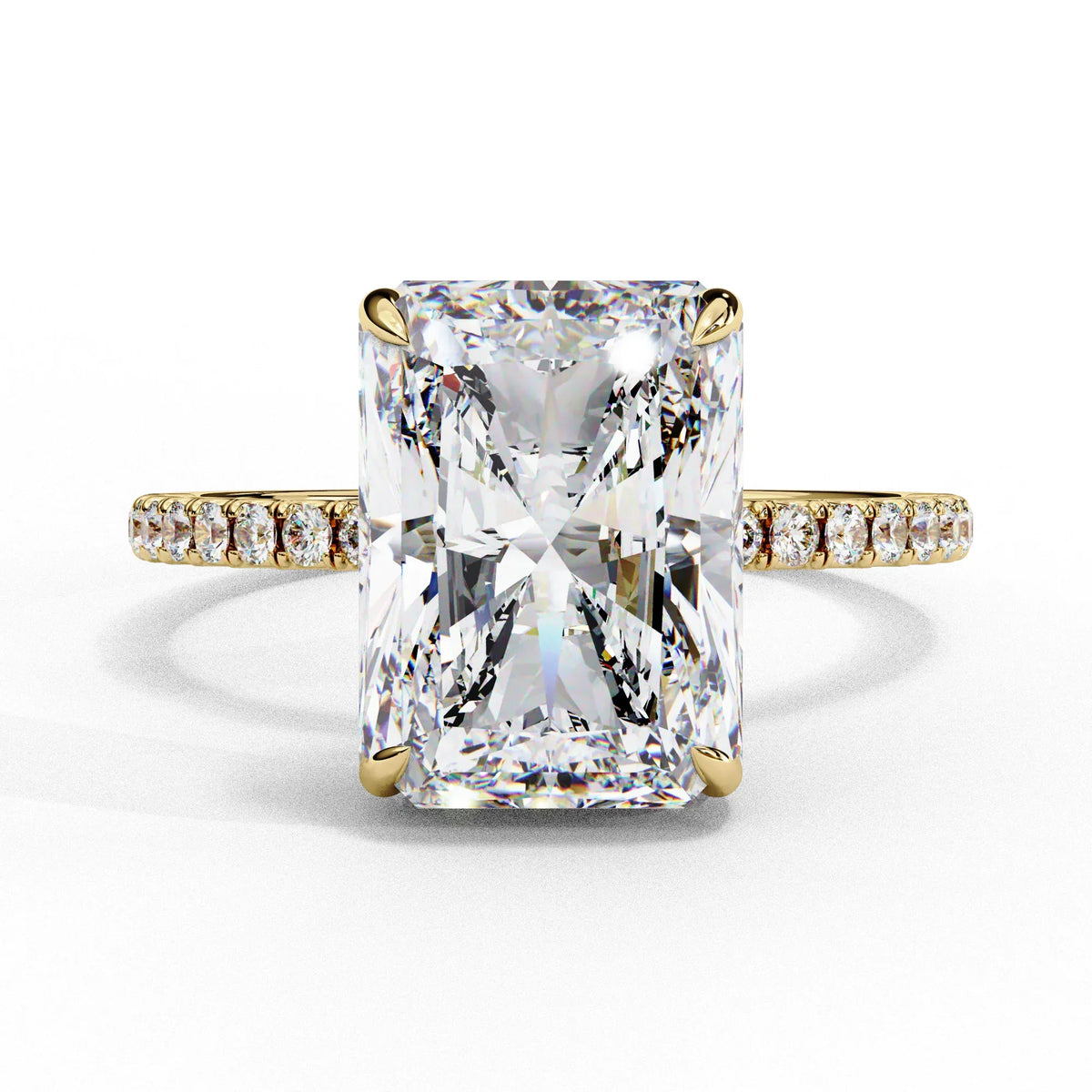 Regalia Radiant Lab Grown Diamond Ring - Ophiratbf