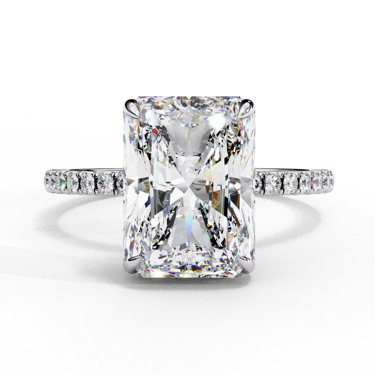 Regalia Radiant Lab Grown Diamond Ring - Ophiratbf
