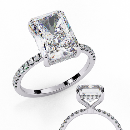 Regalia Radiant Lab Grown Diamond Ring
