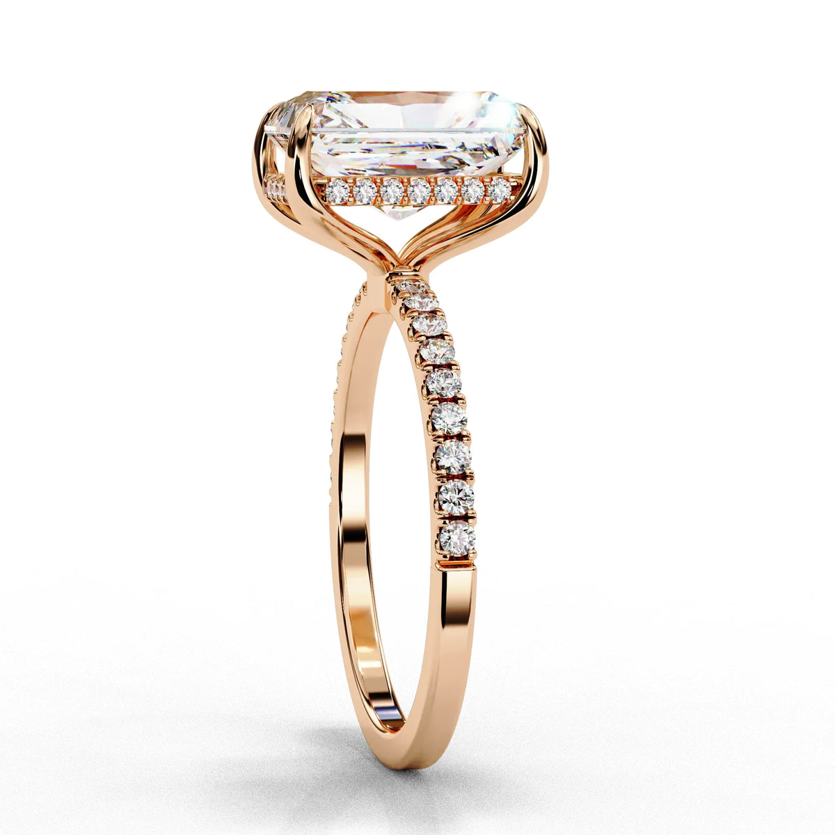 Regalia Radiant Lab Grown Diamond Ring - Ophiratbf