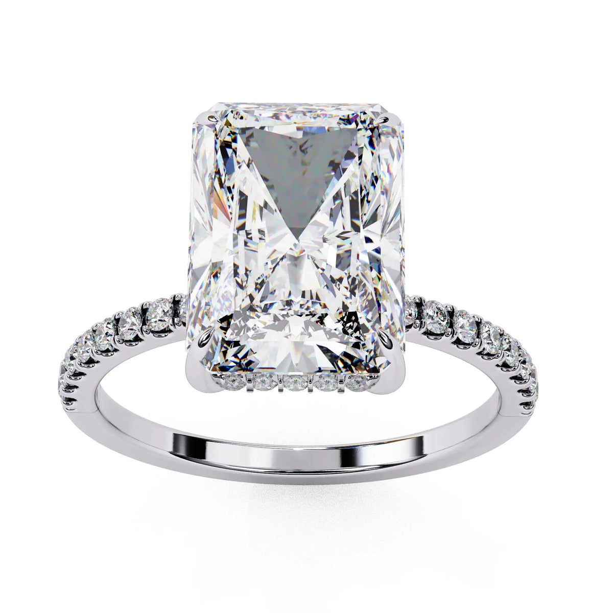 Regalia Radiant Lab Grown Diamond Ring - Ophiratbf