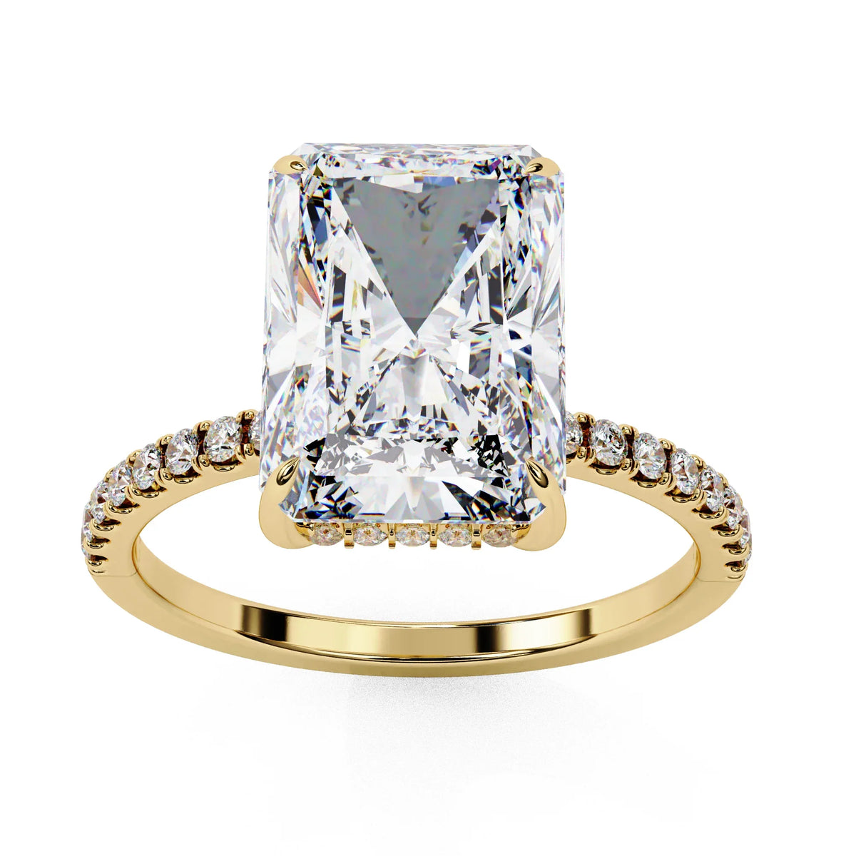 Regalia Radiant Lab Grown Diamond Ring - Ophiratbf