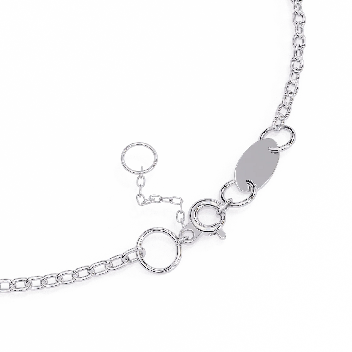 Golden Glow Lab Grown Diamond Chain Bracelet - Ophiratbf
