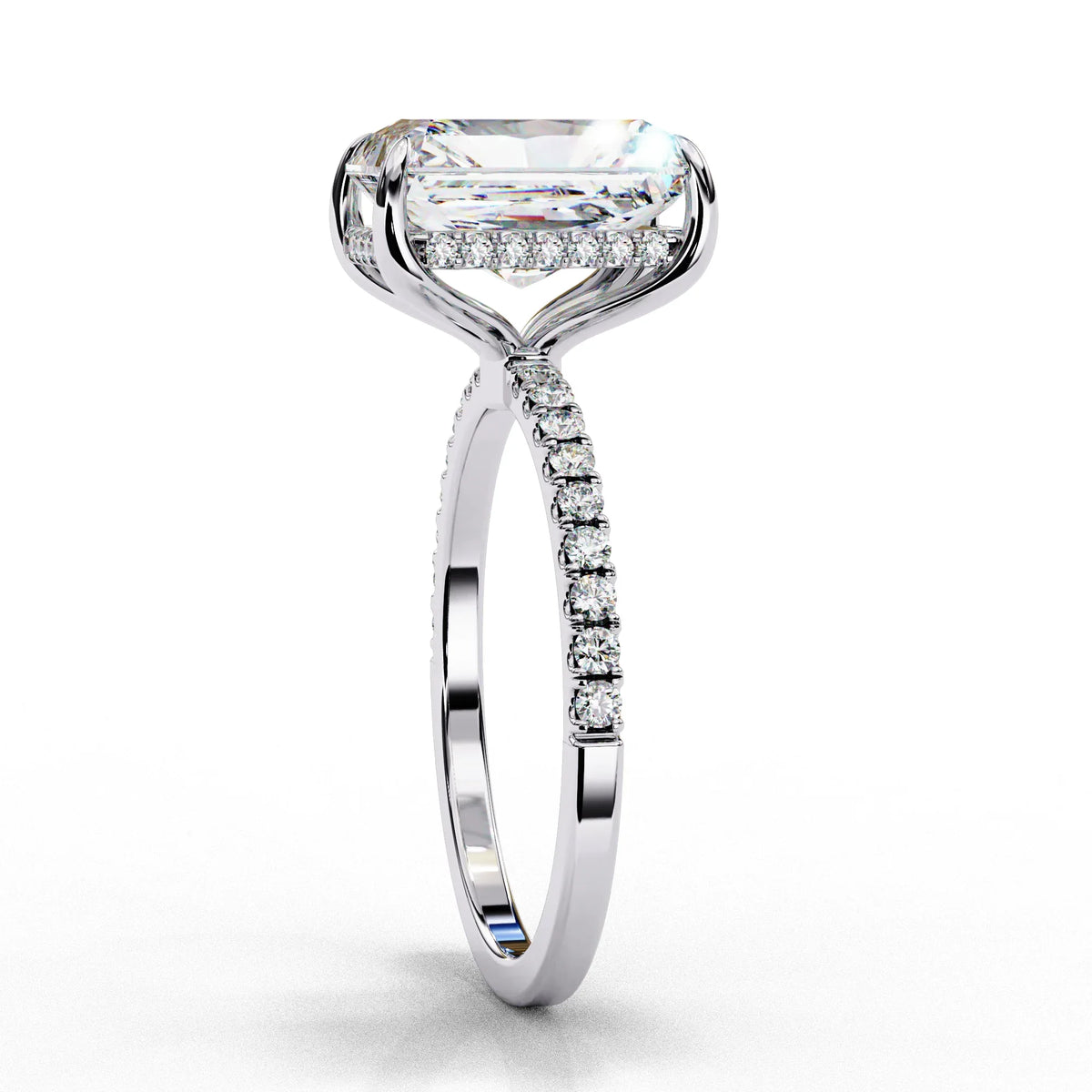 Regalia Radiant Lab Grown Diamond Ring - Ophiratbf