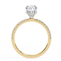 Oval Brilliance Lab Diamond Solitaire Ring - Ophiratbf