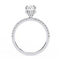 Oval Brilliance Lab Diamond Solitaire Ring - Ophiratbf