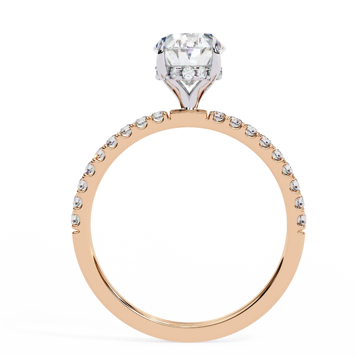 Oval Brilliance Lab Diamond Solitaire Ring - Ophiratbf