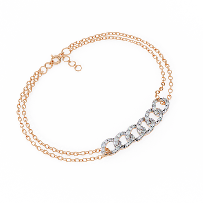 Infinity Links Lab Grown Diamond Bracelet