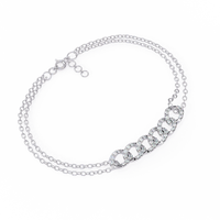 Infinity Links Lab Grown Diamond Bracelet - Ophiratbf