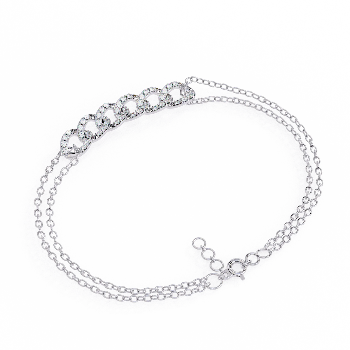 Infinity Links Lab Grown Diamond Bracelet - Ophiratbf