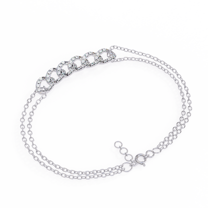 Infinity Links Lab Grown Diamond Bracelet