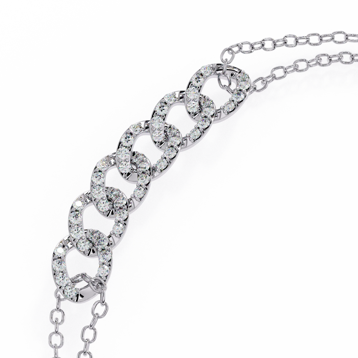 Infinity Links Lab Grown Diamond Bracelet - Ophiratbf
