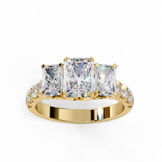 Trinity Radiance Lab Grown Diamond Ring