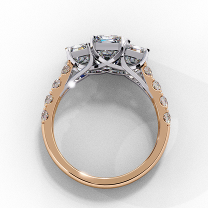 Trinity Radiance Lab Grown Diamond Ring