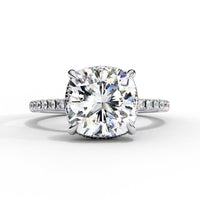 Cushion Brilliance Lab Grown Diamond Solitaire Ring - Ophiratbf