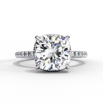 Cushion Brilliance Lab Grown Diamond Solitaire Ring