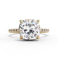 Cushion Brilliance Lab Grown Diamond Solitaire Ring - Ophiratbf
