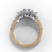 Graceful Trio Lab Grown Diamond Ring - Ophiratbf