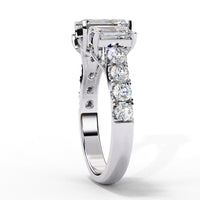 Graceful Trio Lab Grown Diamond Ring - Ophiratbf