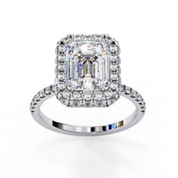Regal Emerald Lab Grown Diamond Ring - Ophiratbf