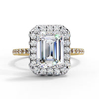Regal Emerald Lab Grown Diamond Ring - Ophiratbf