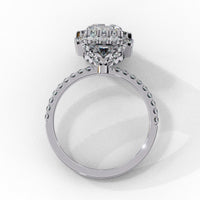 Regal Emerald Lab Grown Diamond Ring - Ophiratbf