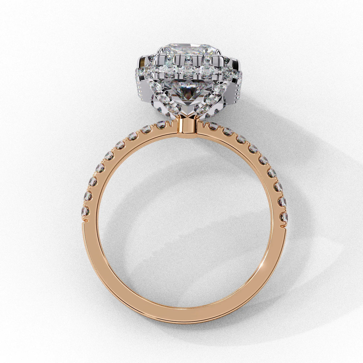 Regal Emerald Lab Grown Diamond Ring - Ophiratbf