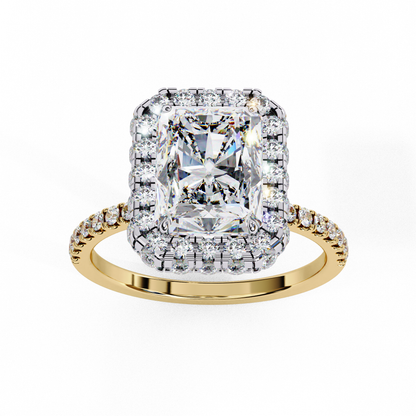 Luminous Radiant Lab Grown Diamond Ring