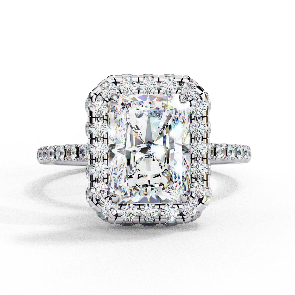 Luminous Radiant Lab Grown Diamond Ring - Ophiratbf