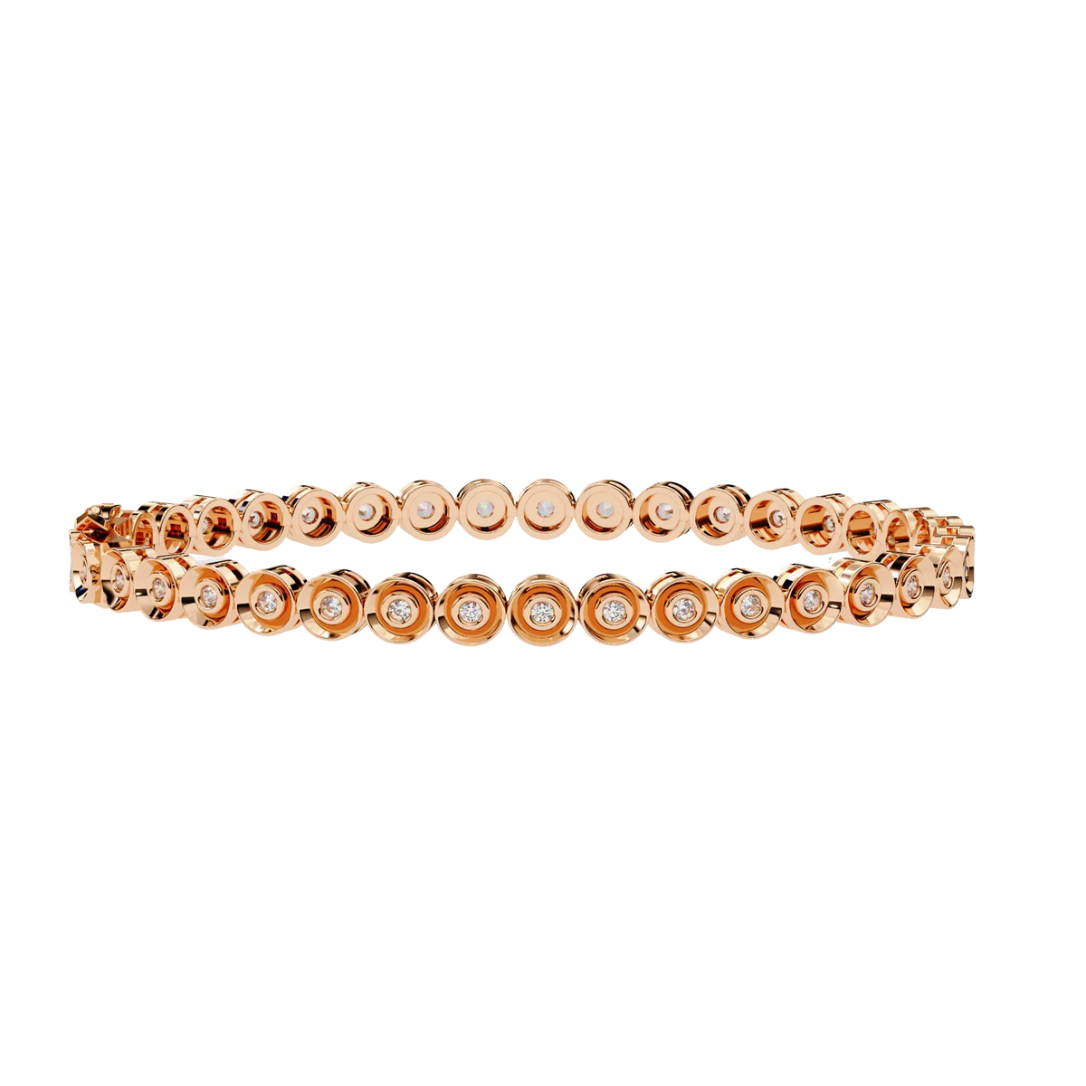 Bella Bezel Lab Grown Diamond Bracelet - Ophiratbf