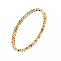 Honeycomb Spark Lab Grown Diamond Bangle - Ophiratbf