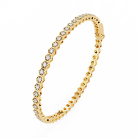Honeycomb Spark Lab Grown Diamond Bangle - Ophiratbf
