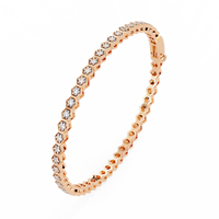 Honeycomb Spark Lab Grown Diamond Bangle - Ophiratbf