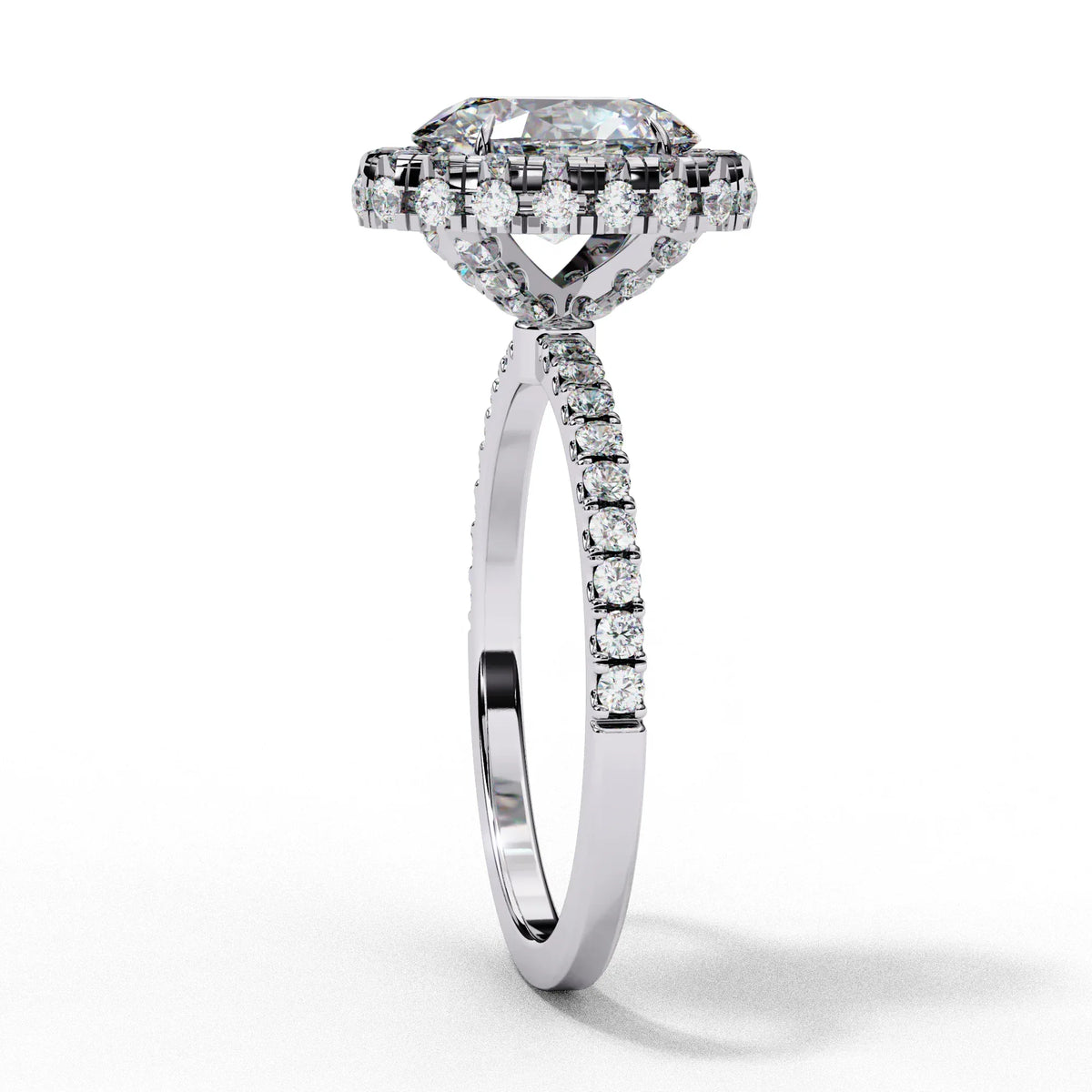 Radiance Oval Lab Grown Diamond Ring - Ophiratbf