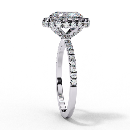 Radiance Oval Lab Grown Diamond Ring