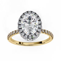 Radiance Oval Lab Grown Diamond Ring - Ophiratbf