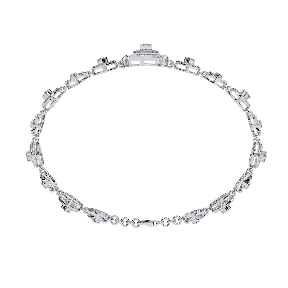 Aurelia Medallion Lab Grown Diamond Bracelet - Ophiratbf