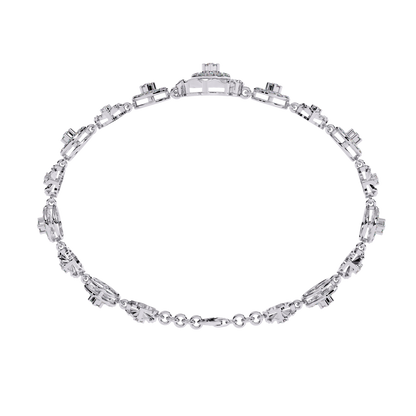 Aurelia Medallion Lab Grown Diamond Bracelet