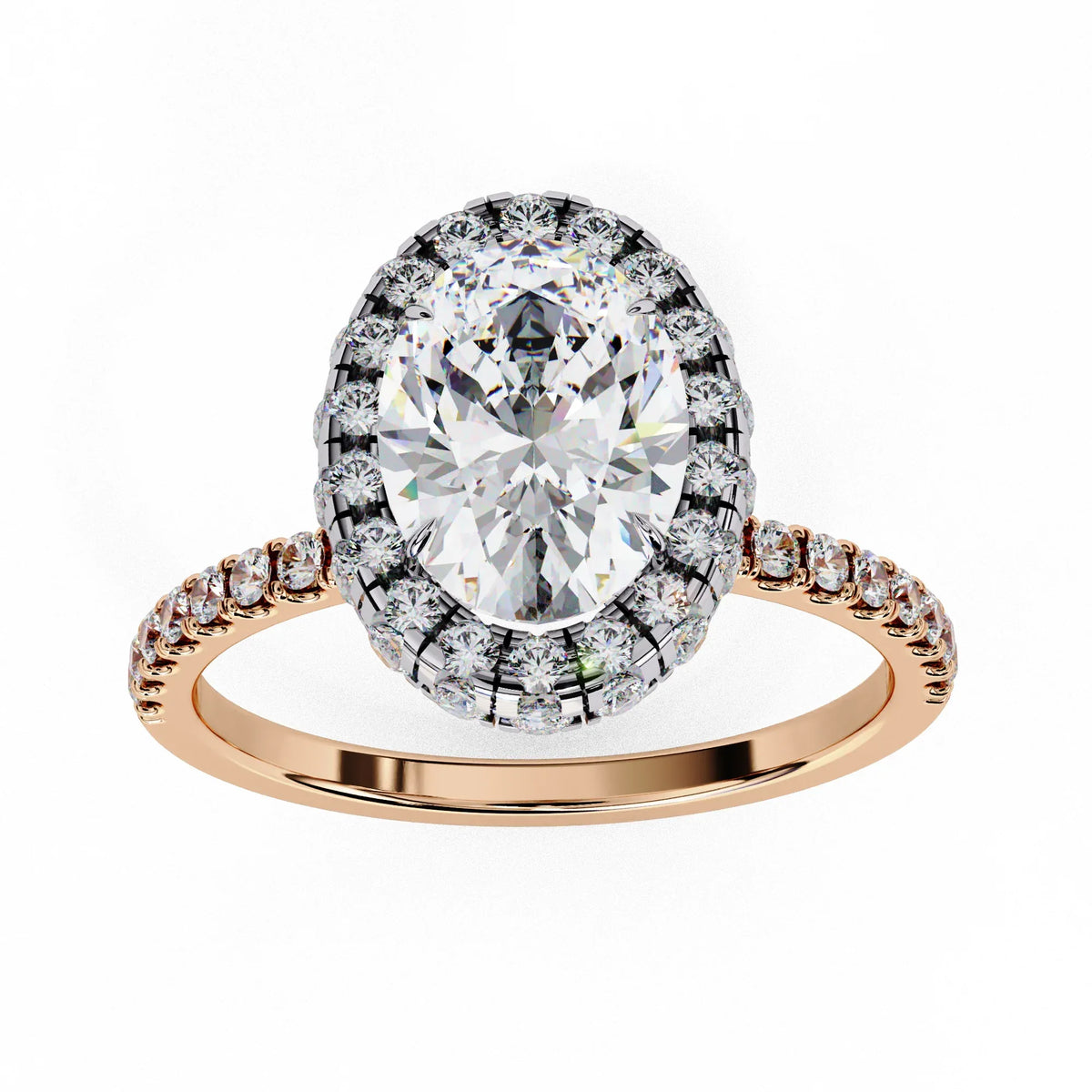 Radiance Oval Lab Grown Diamond Ring - Ophiratbf