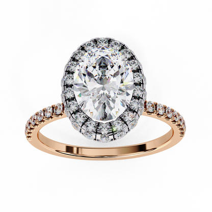 Radiance Oval Lab Grown Diamond Ring