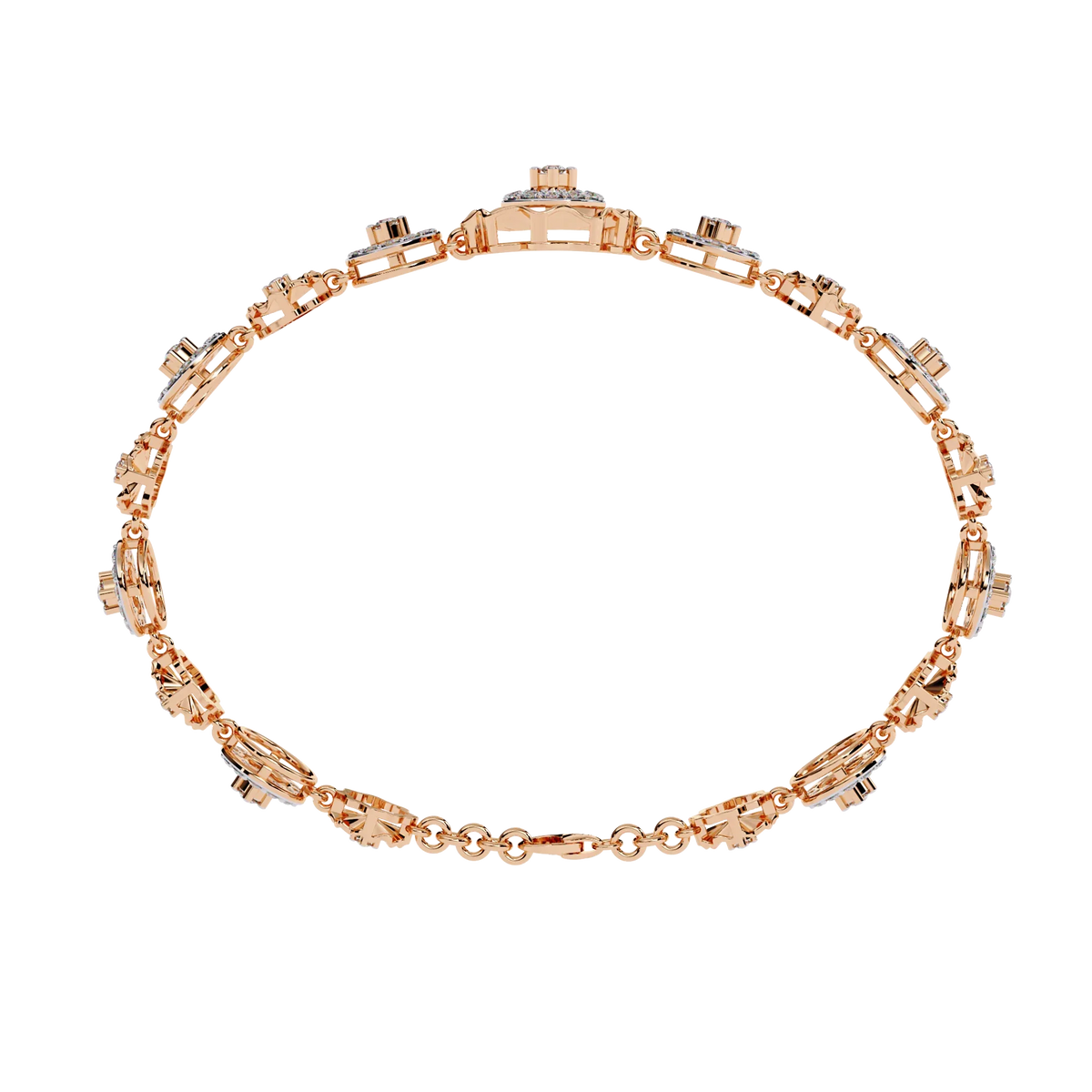 Aurelia Medallion Lab Grown Diamond Bracelet - Ophiratbf