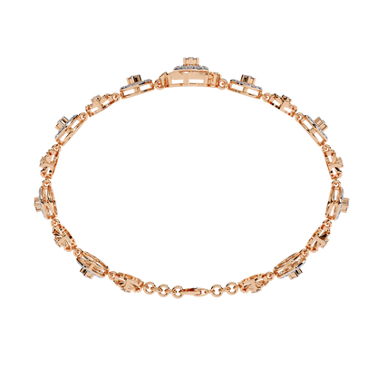 Aurelia Medallion Lab Grown Diamond Bracelet