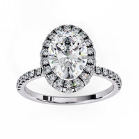 Radiance Oval Lab Grown Diamond Ring - Ophiratbf