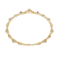 Aurelia Medallion Lab Grown Diamond Bracelet - Ophiratbf