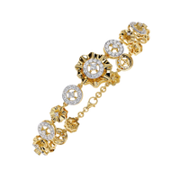Aurelia Medallion Lab Grown Diamond Bracelet - Ophiratbf
