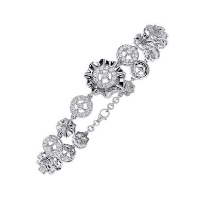 Aurelia Medallion Lab Grown Diamond Bracelet