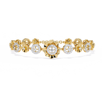 Aurelia Medallion Lab Grown Diamond Bracelet - Ophiratbf