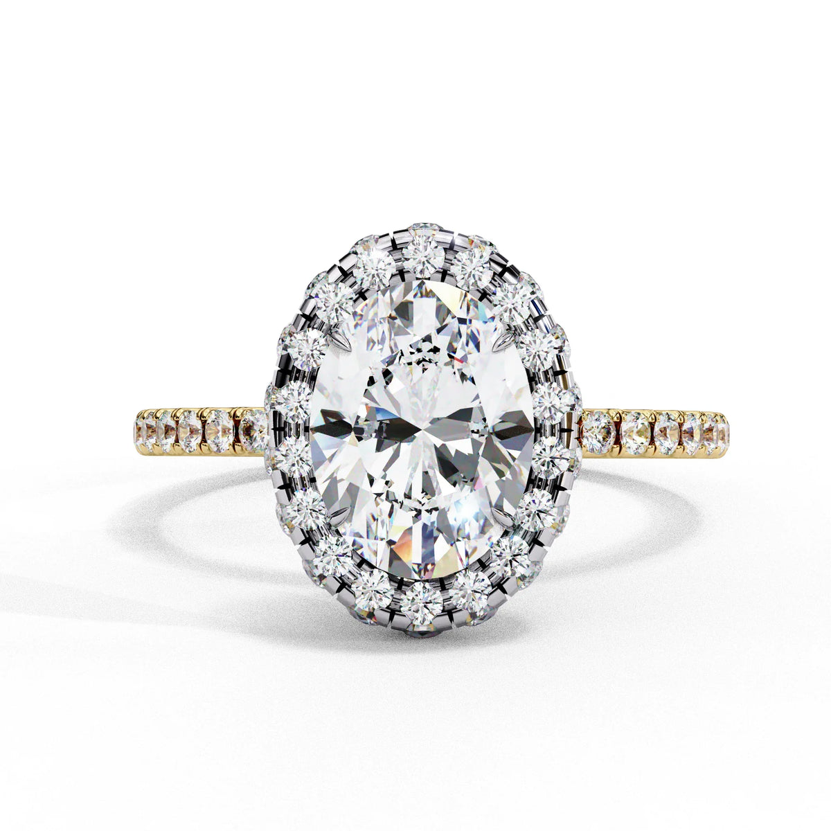 Radiance Oval Lab Grown Diamond Ring - Ophiratbf